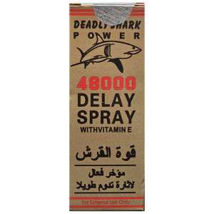 Deadly Shark 48000 鯊魚持久液 德國熱銷款、快速吸收不卡感