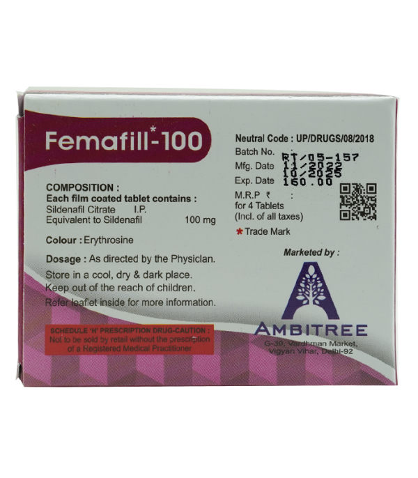 威而柔 Femafill-100 女用威而鋼 治療女性性功能障礙・提升情慾反應：圖片 3