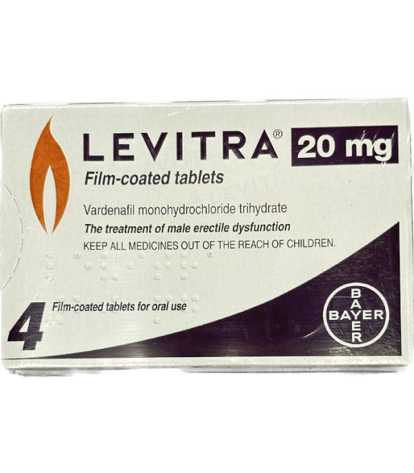 樂威壯膜衣錠 LEVITRA 20mg／4顆裝 改善勃起功能障礙（ED）【德國拜耳原廠】：圖片 2