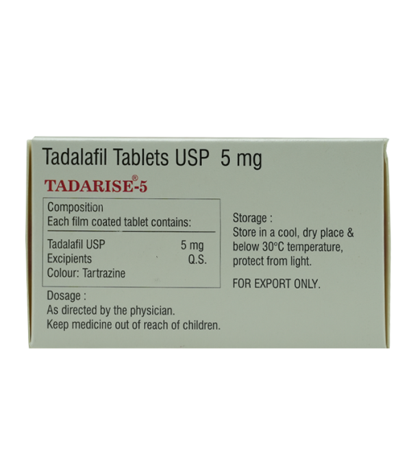 犀利士 5mg（TADARISE-5MG） Cialis 5mg 每日錠 治療男性勃起功能障礙與攝護腺肥大：圖片 2