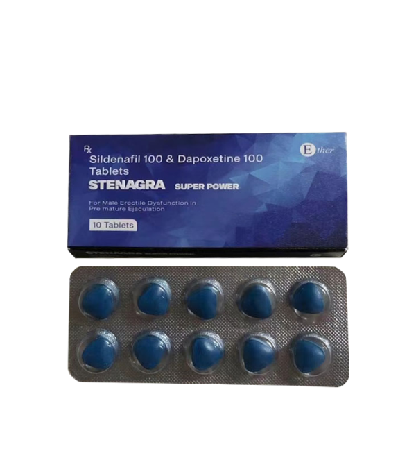 印度藍鑽超級威而鋼雙效片 Stenagra Super Power｜頂級助勃延時雙效組合：圖片 4
